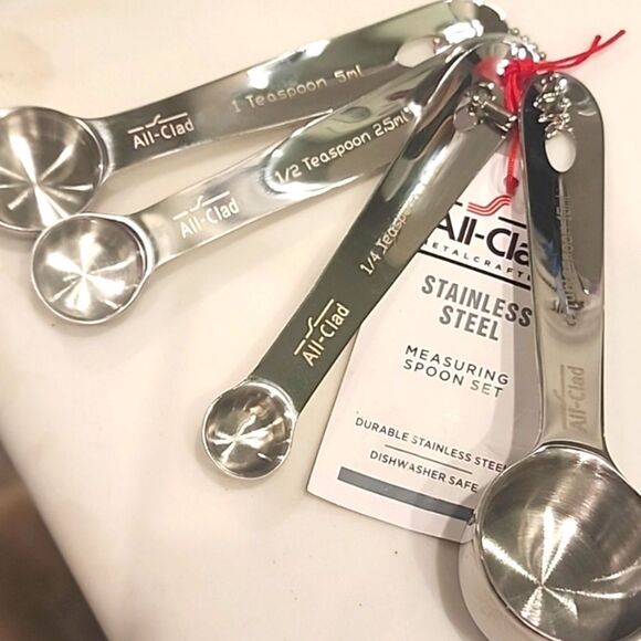 All-Clad Stainless Steel Measuring Spoon Set - Picture 4 of 4